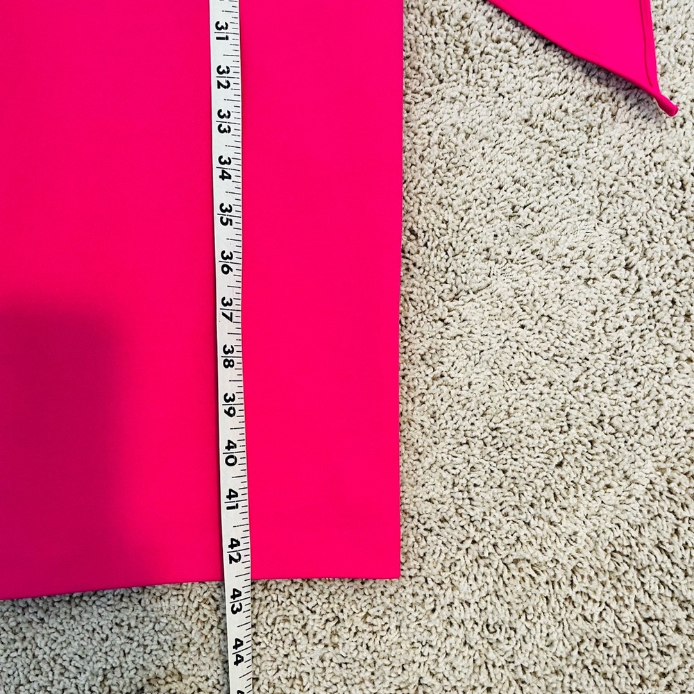 Adrianna Papell Hot Pink Dress with Bow Detail - Picture 3 of 6